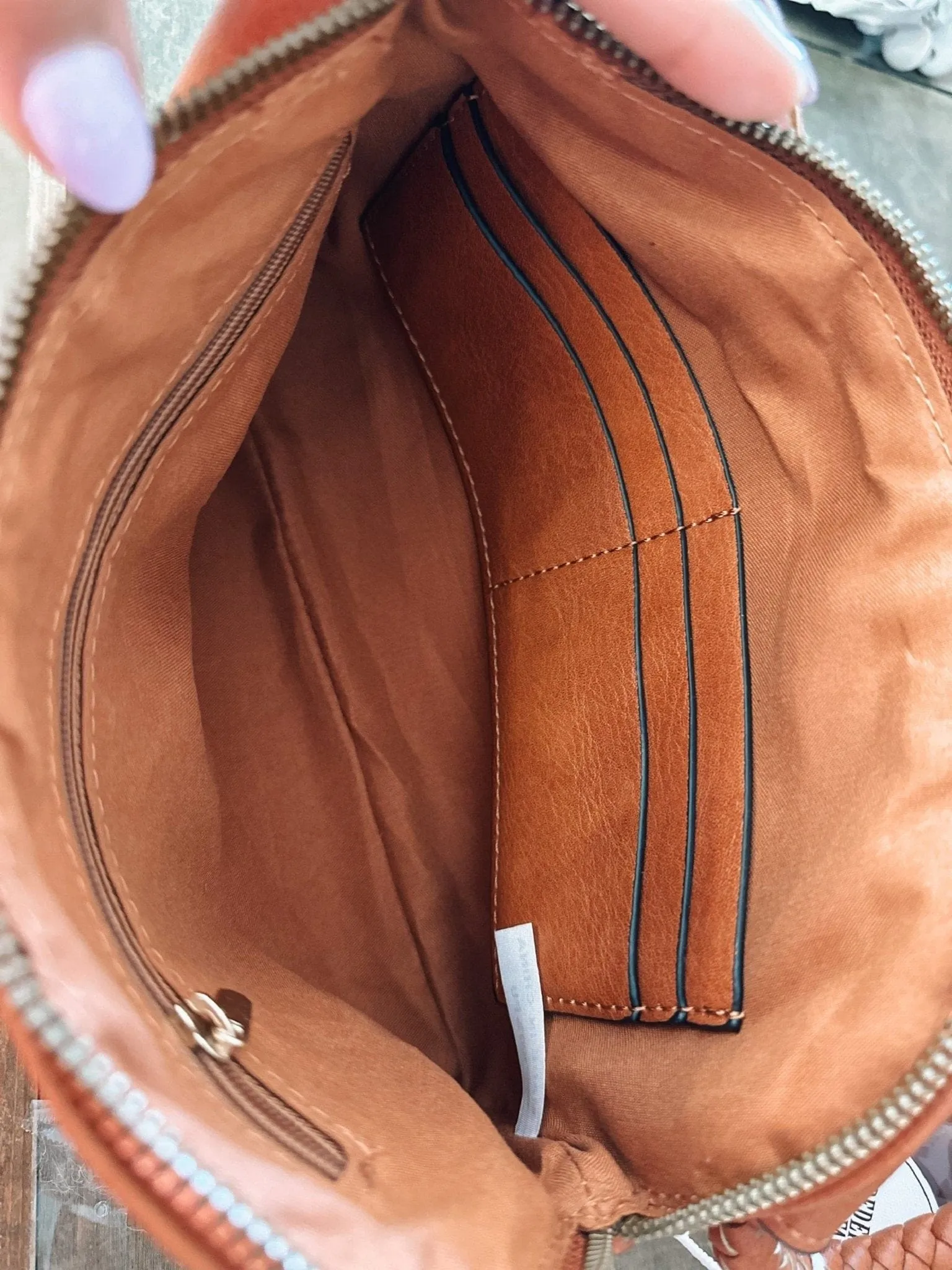 JYM0346 Soft Vegan Leather Wristlet/Clutch With Tassel