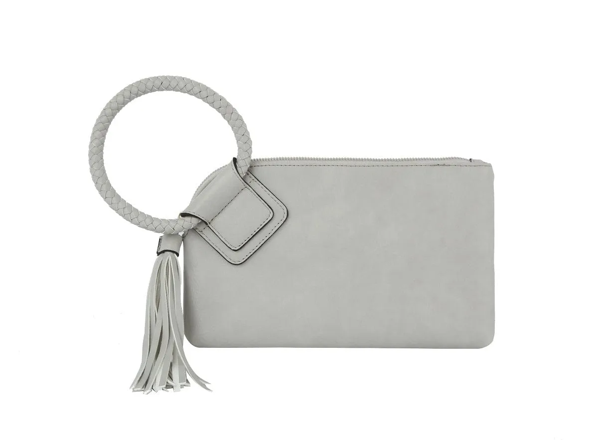 JYM0346 Soft Vegan Leather Wristlet/Clutch With Tassel