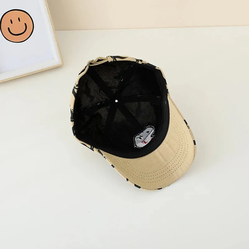 Kids Dinosaurs Embroidered Adjustable Outdoor Sports Hats