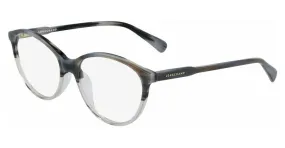 Longchamp Women's LO2709-004 Fashion 53mm Gradient Horn Black Opticals
