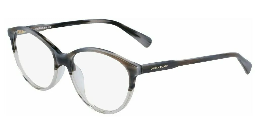 Longchamp Women's LO2709-004 Fashion 53mm Gradient Horn Black Opticals