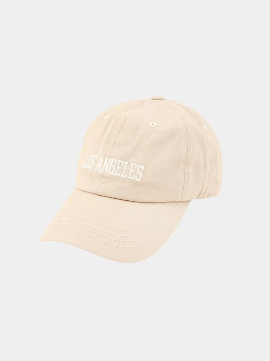 LOS ANGELES Embroidery Cotton Cap