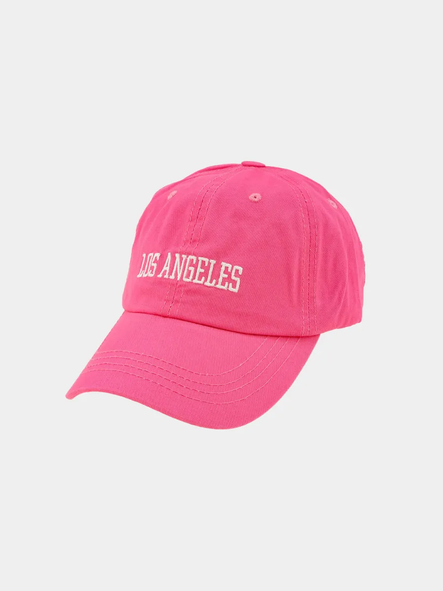 LOS ANGELES Embroidery Cotton Cap