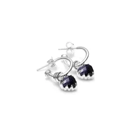 Love Anchor Earrings - Galaxy Stone