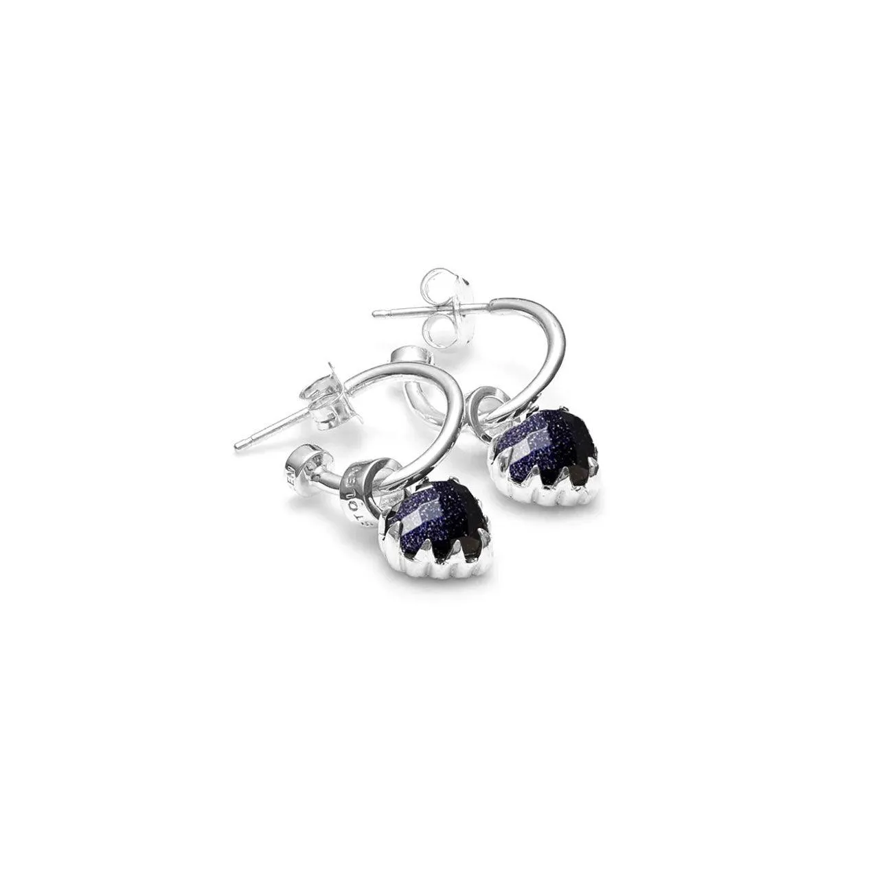 Love Anchor Earrings - Galaxy Stone