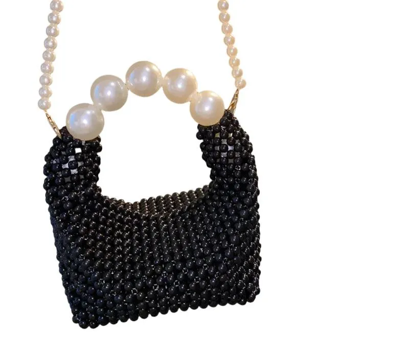 Luxury Pearl Handle Crystal Evening Bag – Top Handle Shoulder & Crossbody Bag