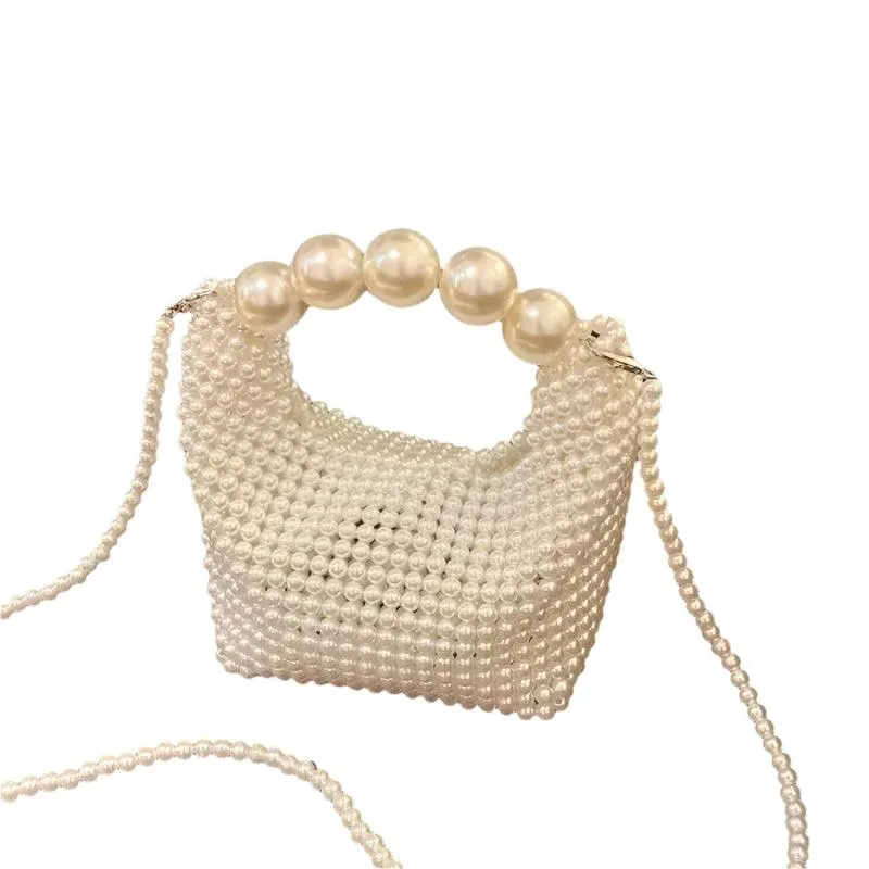 Luxury Pearl Handle Crystal Evening Bag – Top Handle Shoulder & Crossbody Bag