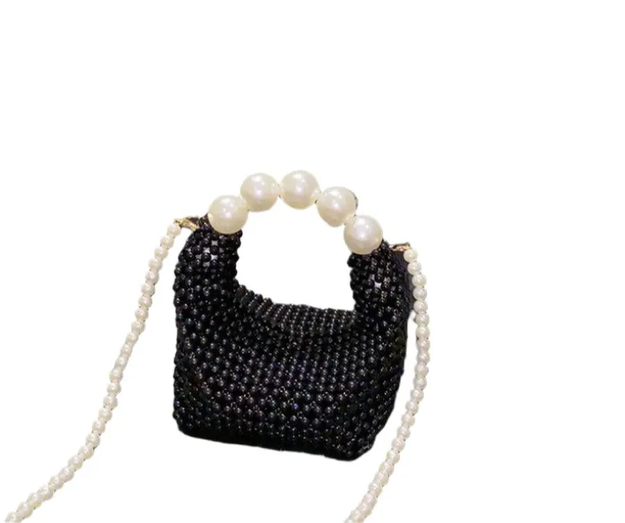 Luxury Pearl Handle Crystal Evening Bag – Top Handle Shoulder & Crossbody Bag