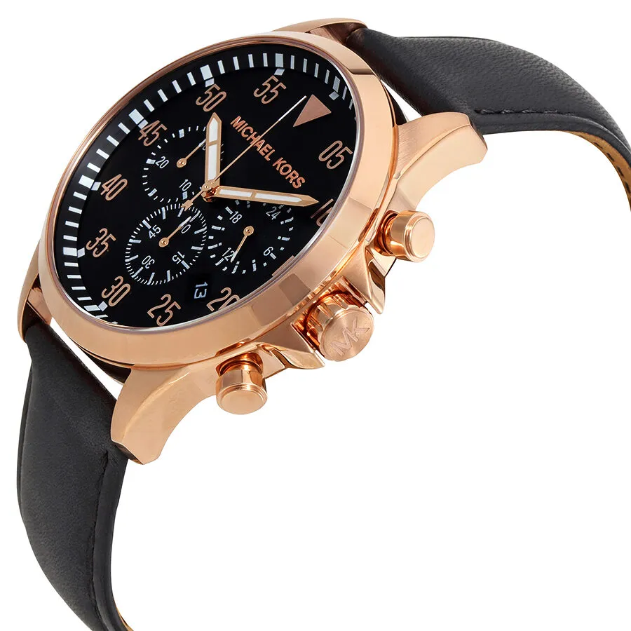 Michael Kors Gage Chronograph Black Dial Men's Watch MK8535