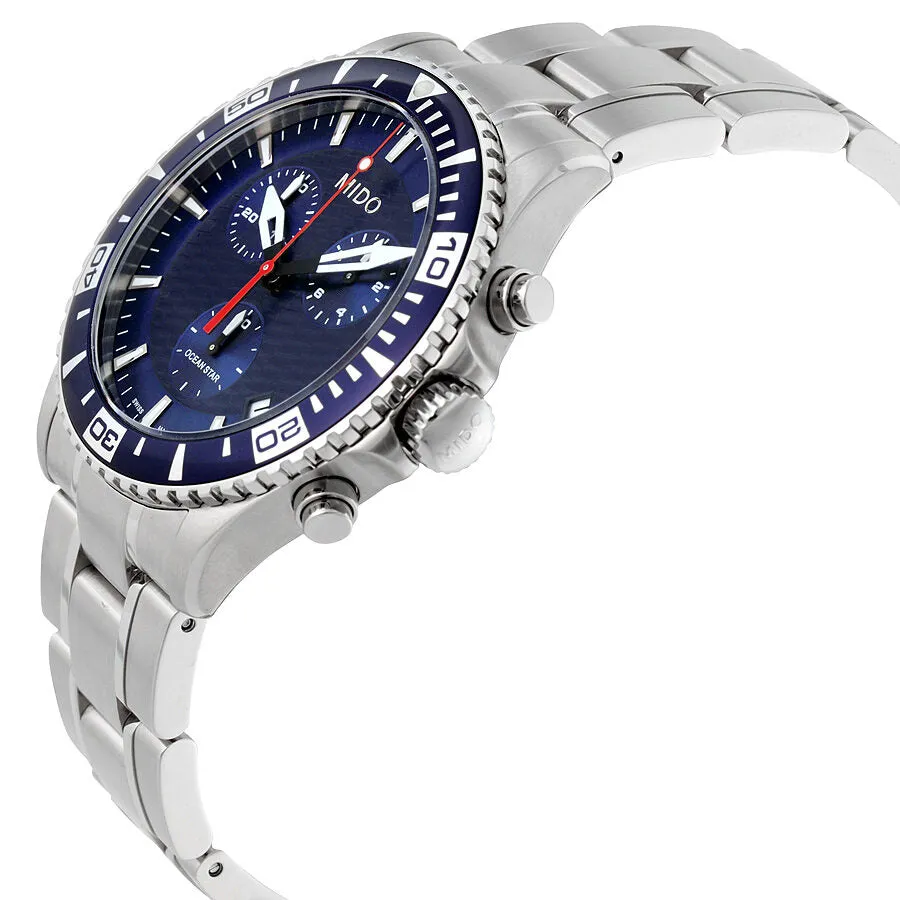 Mido Ocean Star Chronograph Navy Blue Dial Men's Watch M011.417.11.041.02