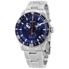 Mido Ocean Star Chronograph Navy Blue Dial Men's Watch M011.417.11.041.02