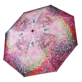 Monet Artists Garden at Giverny Premium Art Umbrella