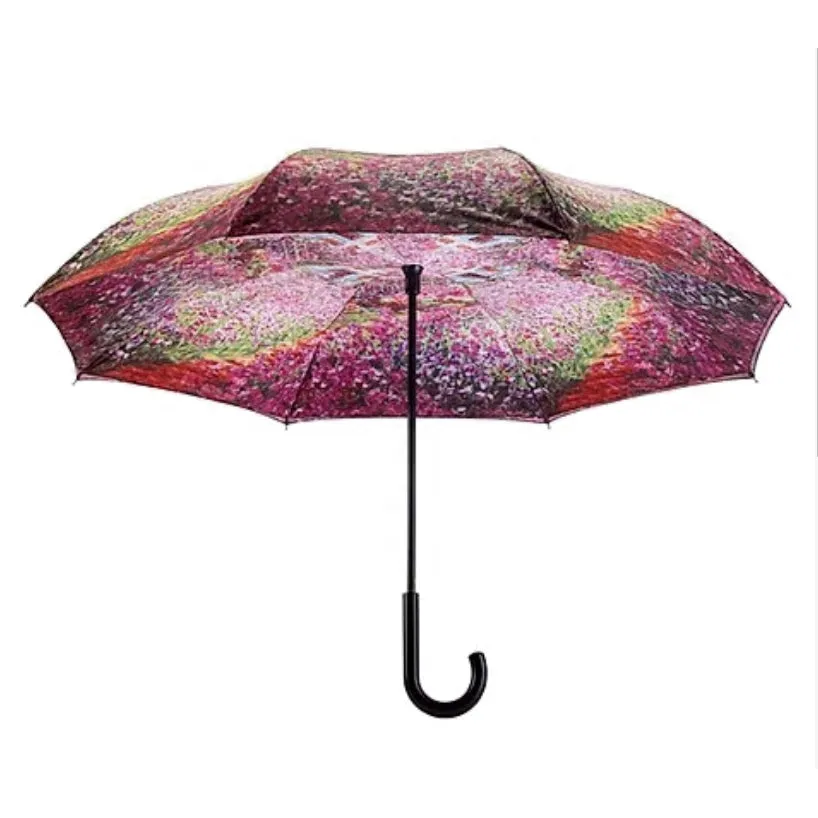 Monet Artists Garden at Giverny Premium Art Umbrella