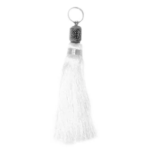 Moroccan Silk Tassel Keyring