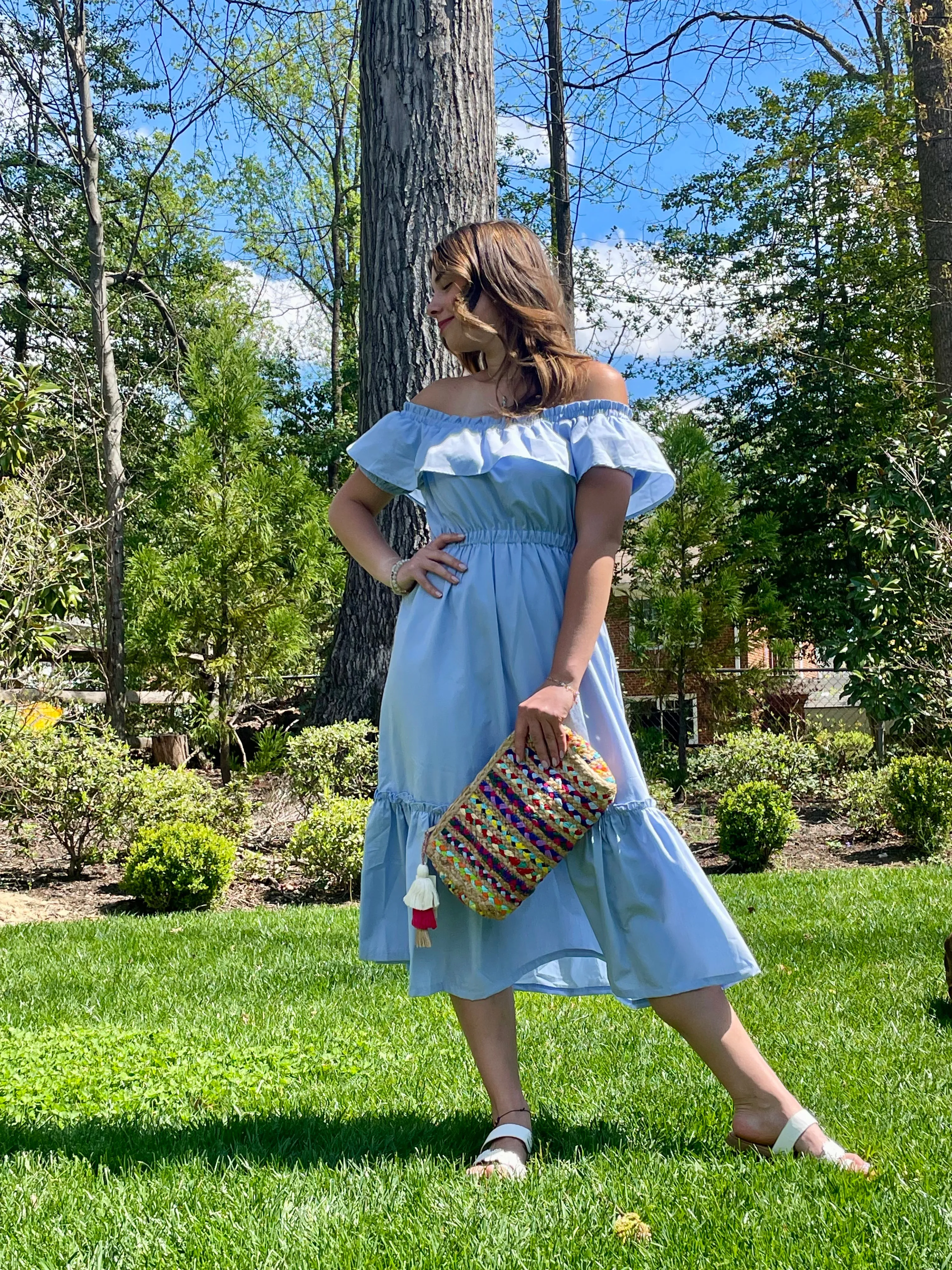 Multi Braid Clutch Bag