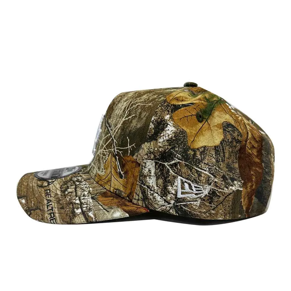 New Era LA Dodgers 940 A-Frame Crown Snapback Hat - Real Tree Camo