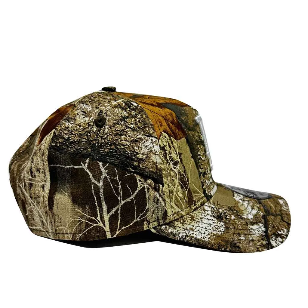 New Era LA Dodgers 940 A-Frame Crown Snapback Hat - Real Tree Camo