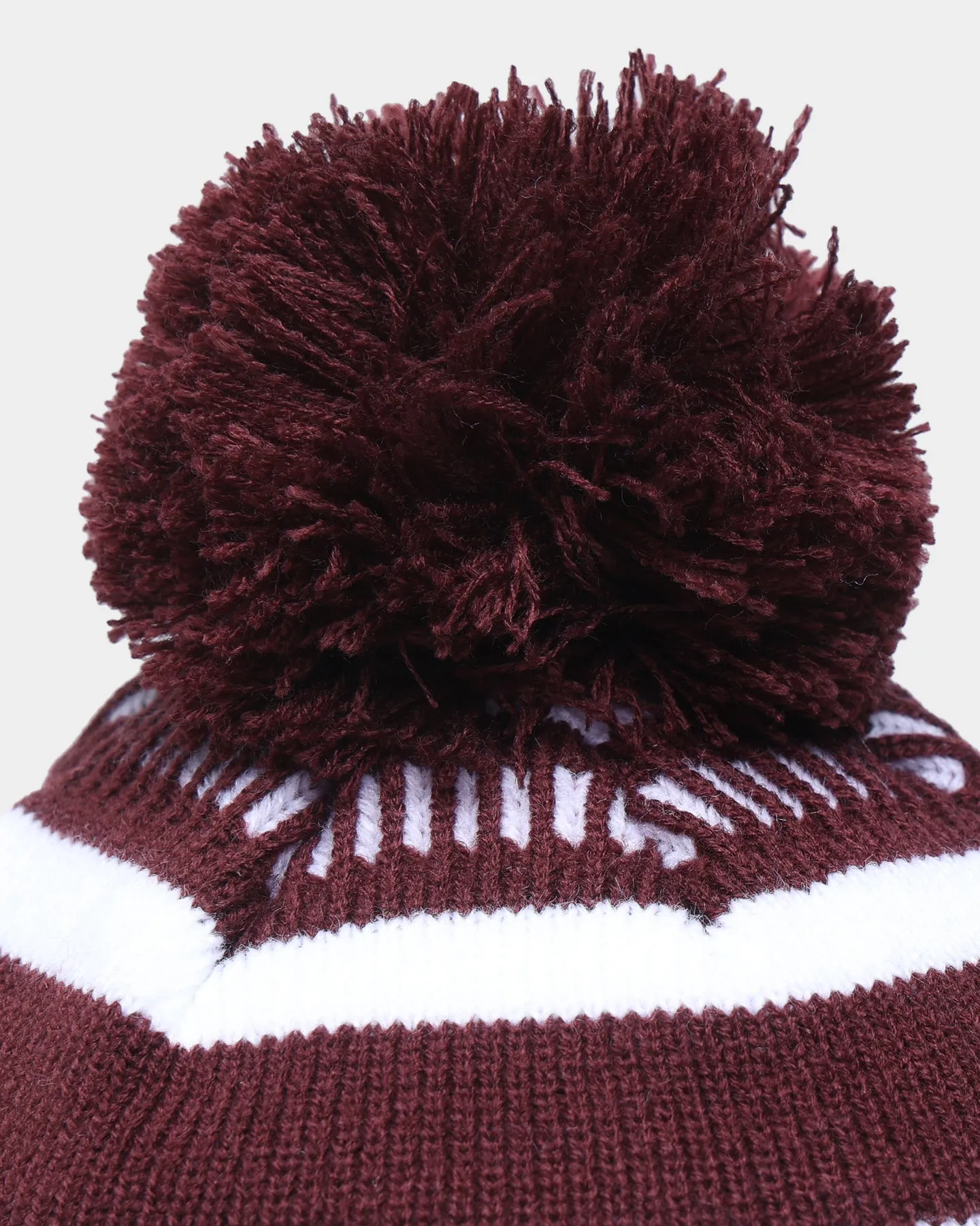 New Era Manly Warringah Sea Eagles NRL Kick Off 2022 Pom Wordmark Beanie Dark Purple