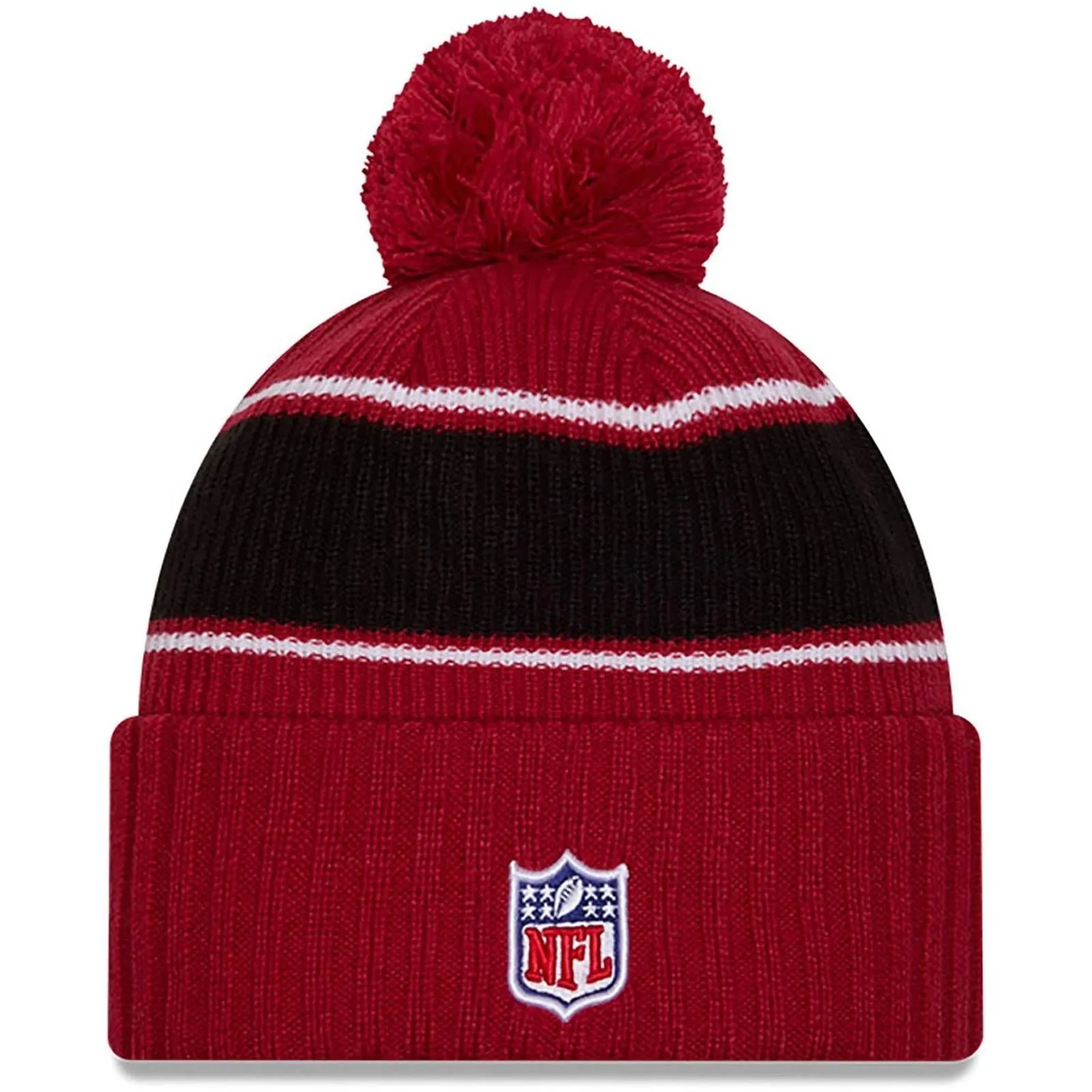 New Era Mens Knits Arizona Cardinals Bobble Hat - Dark Red