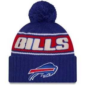 New Era Mens Knits Buffalo Bills Bobble Hat - Blue