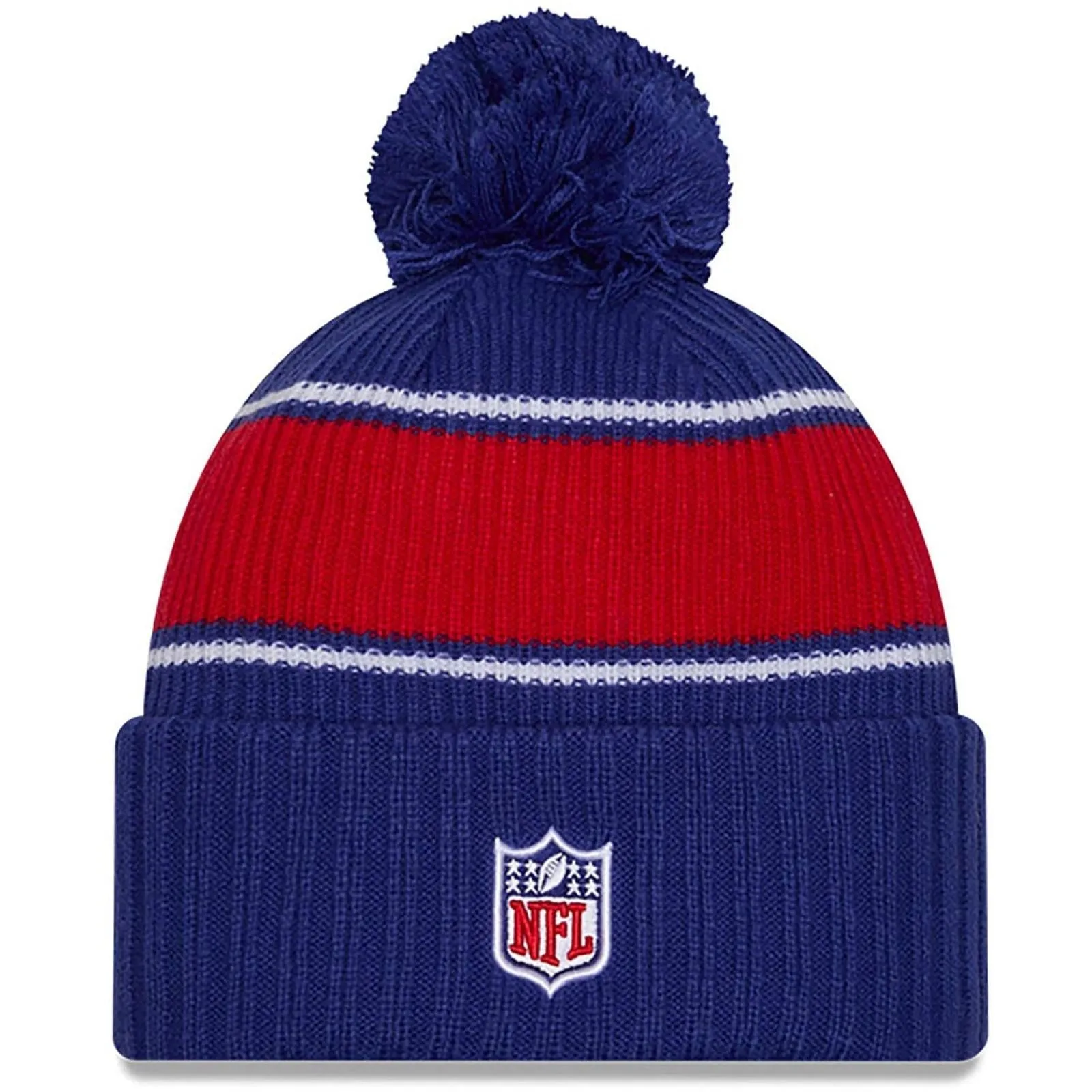 New Era Mens Knits Buffalo Bills Bobble Hat - Blue