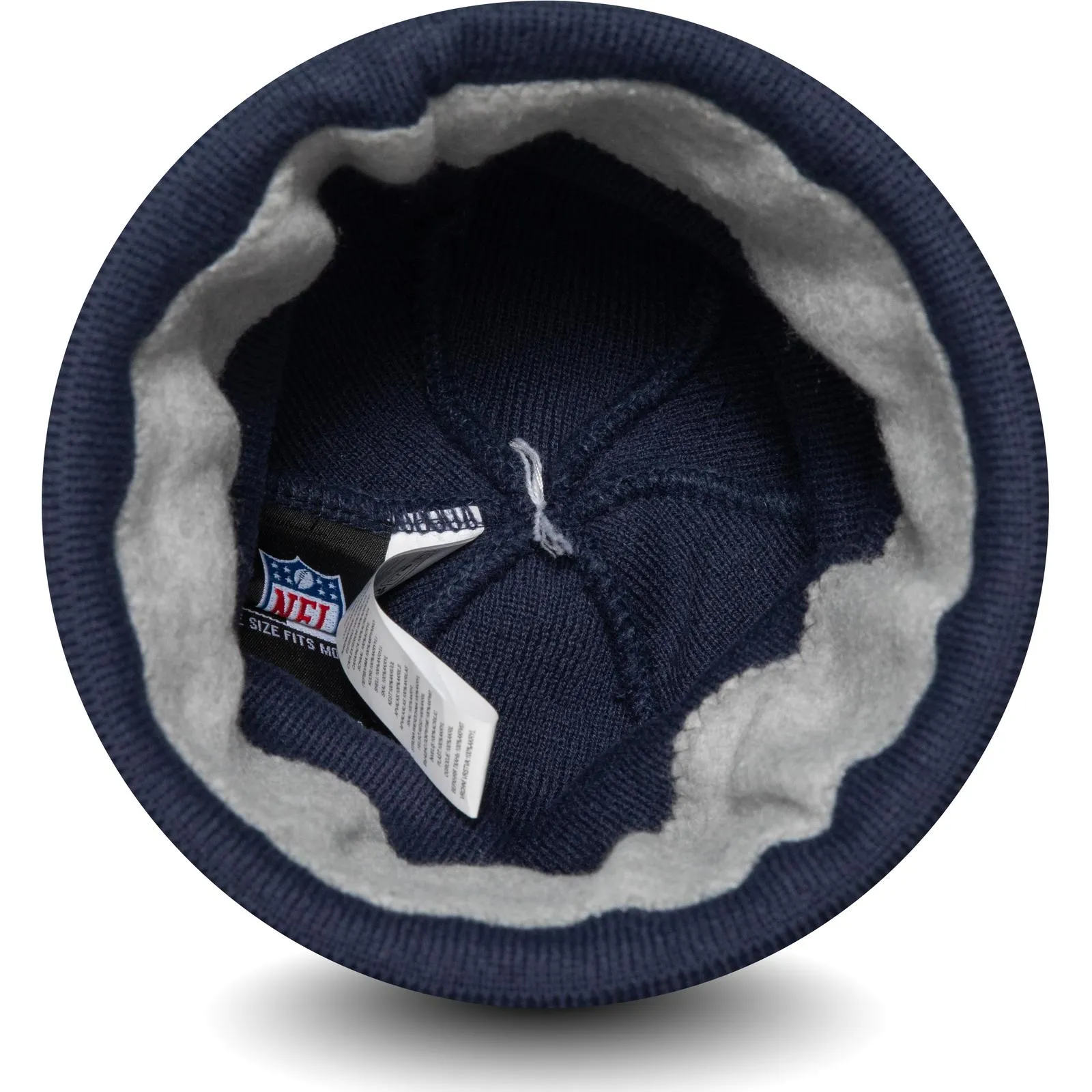 New Era Mens New England Patriots Bobble Hat - Dark Blue
