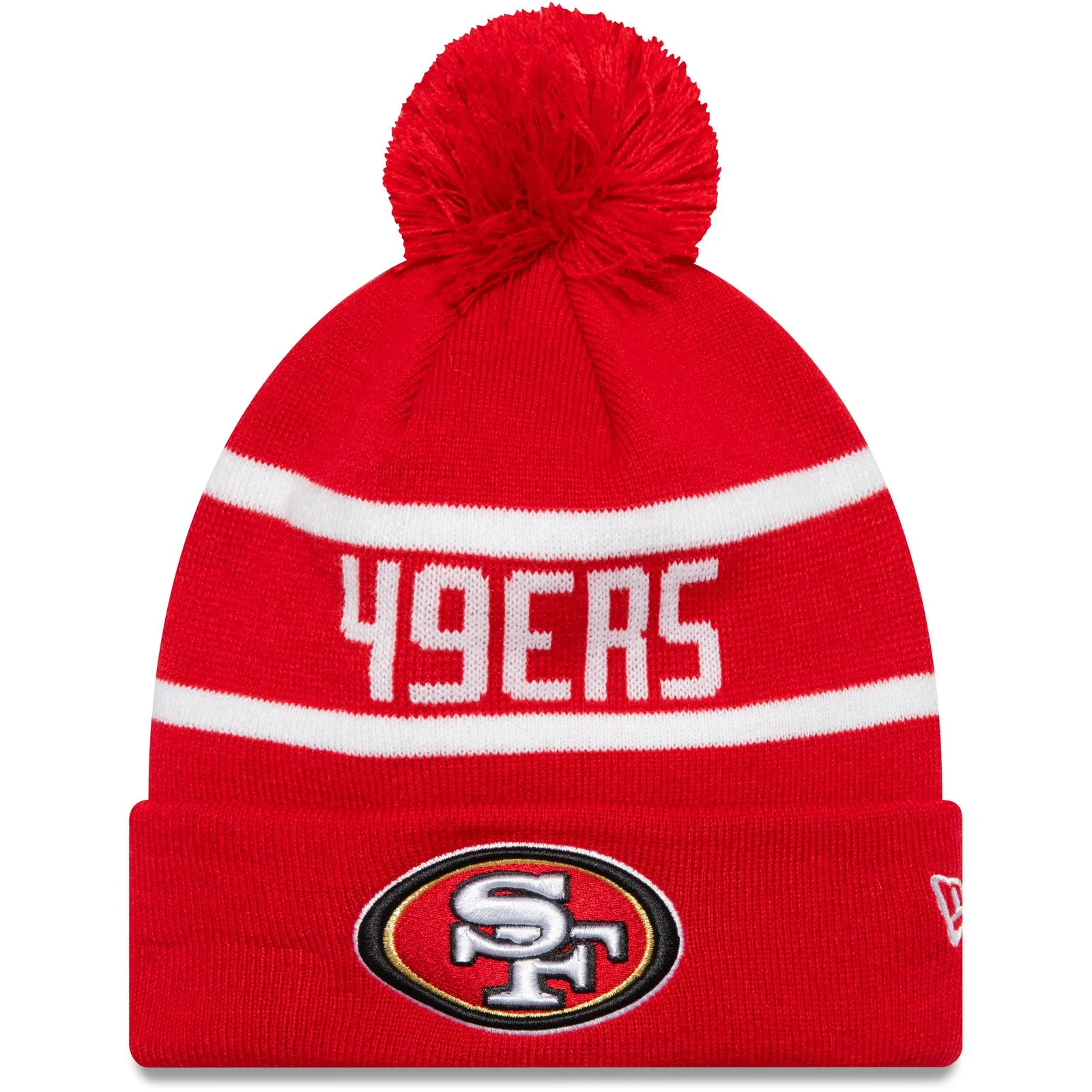 New Era San Francisco 49ers Bobble Hat - Red
