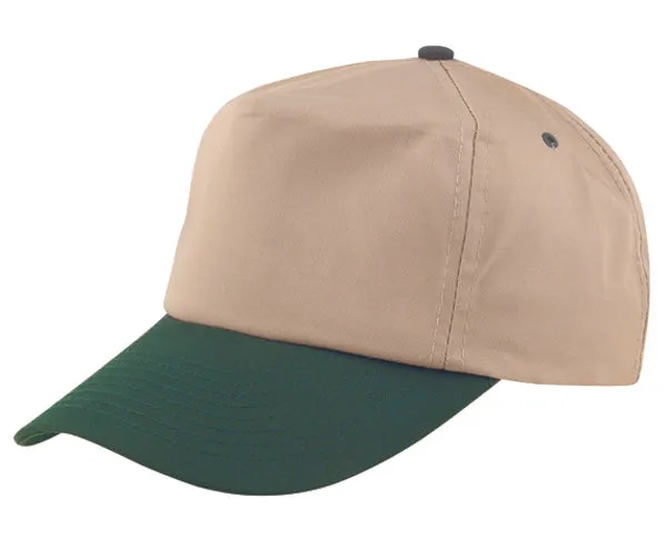 Nissun 5 Panel Cotton Twill Cap - LTGC