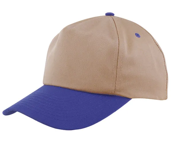 Nissun 5 Panel Cotton Twill Cap - LTGC
