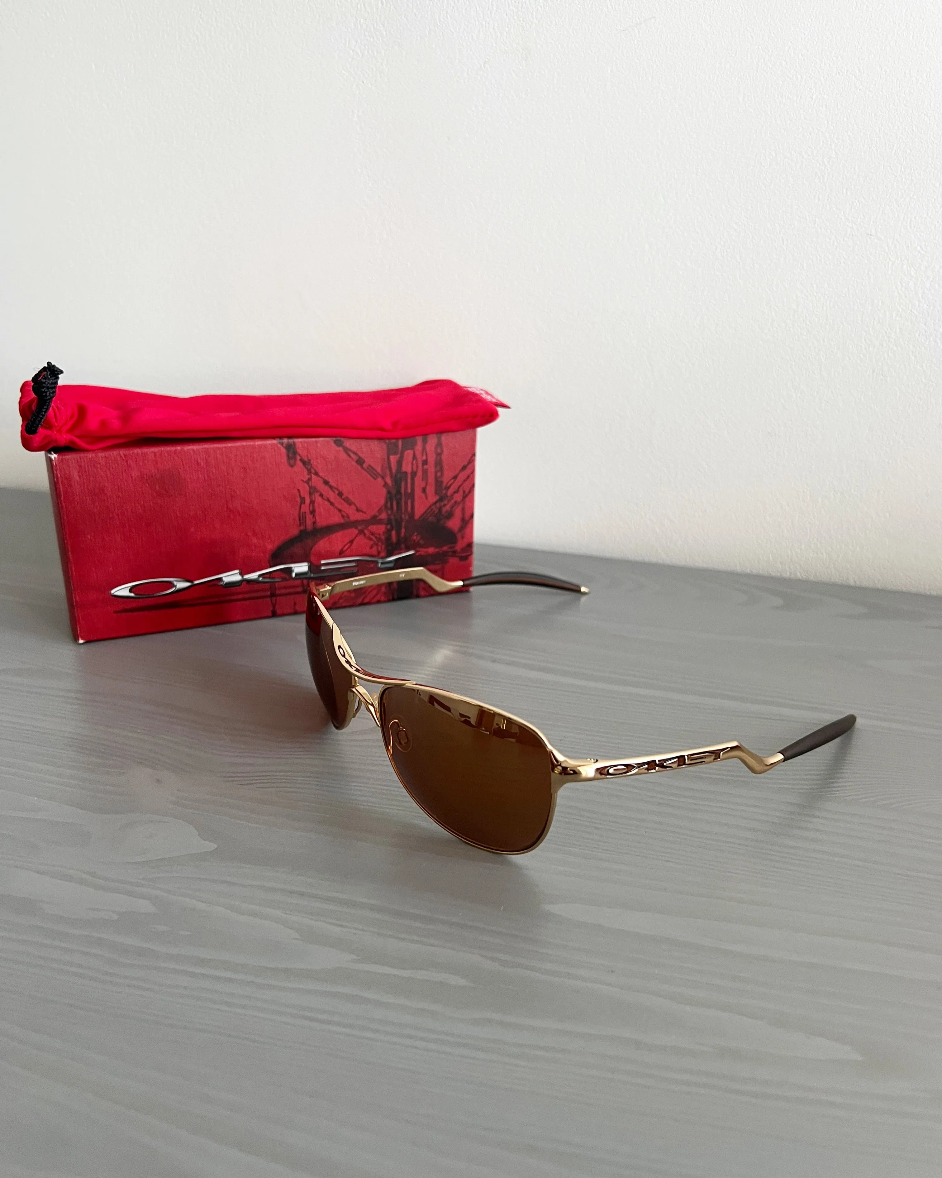 Oakley 2005 Warden Trigger Polished Gold Sunglasses