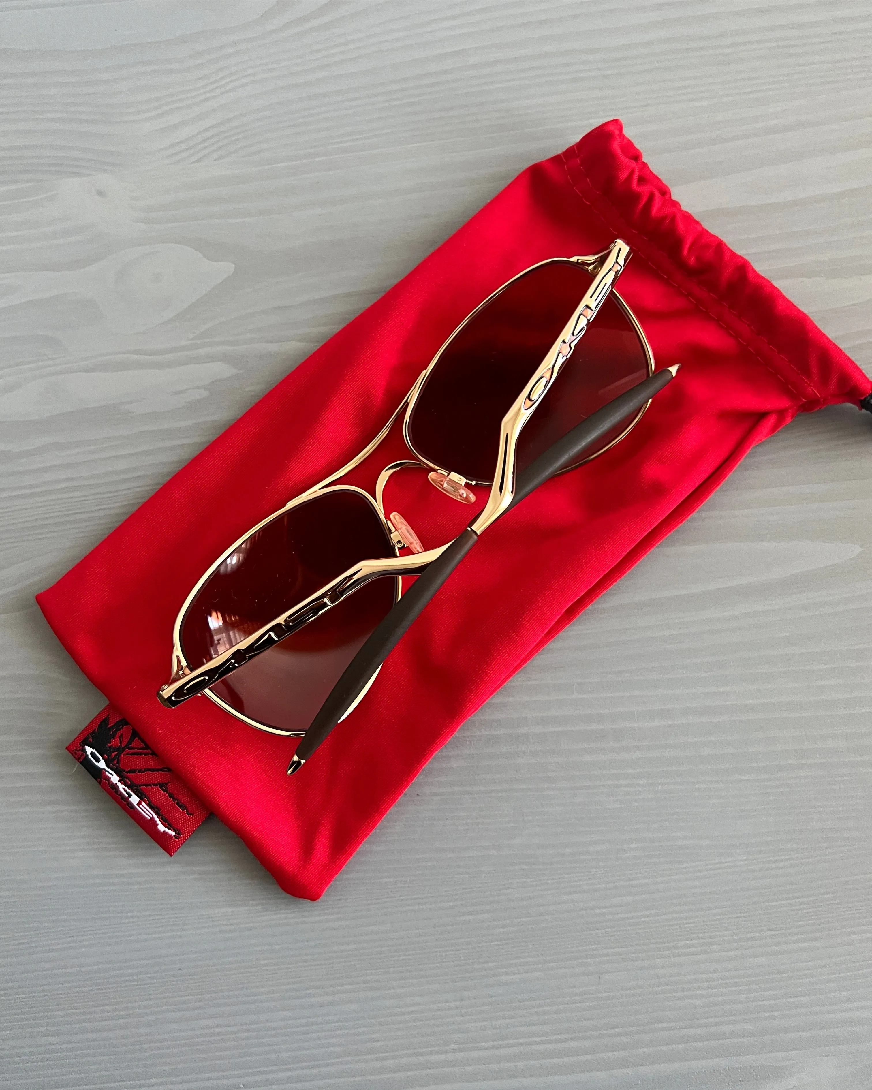 Oakley 2005 Warden Trigger Polished Gold Sunglasses