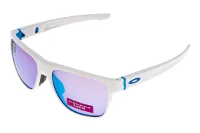 Oakley Crossrange Sunglasses Polished White Frame Prizm Snow Lens