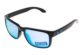 Oakley Holbrook Sunglasses Polished Black Frame Prizm Deep Water Polarized Lens