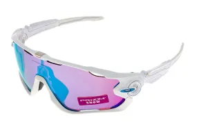 Oakley Jawbreaker Sunglasses Polished White Frame Prizm Snow Lens