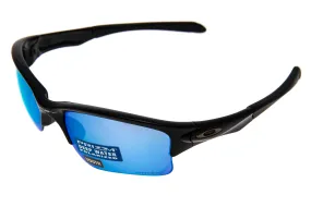 Oakley Quarter Jacket Youth Sunglasses Polished Black Frame Prizm Deep Water Polarized Lens