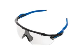 Oakley Radar EV Sunglasses Polished Black/Blue Frame Photochromic Lens