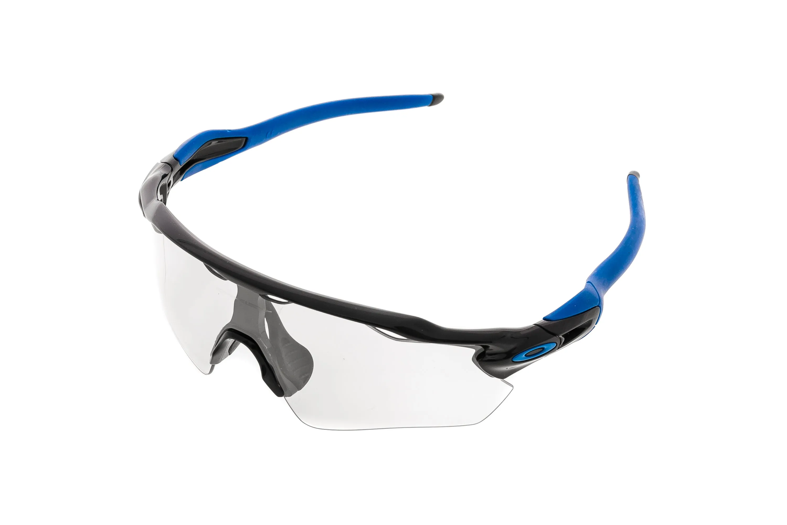 Oakley Radar EV Sunglasses Polished Black/Blue Frame Photochromic Lens