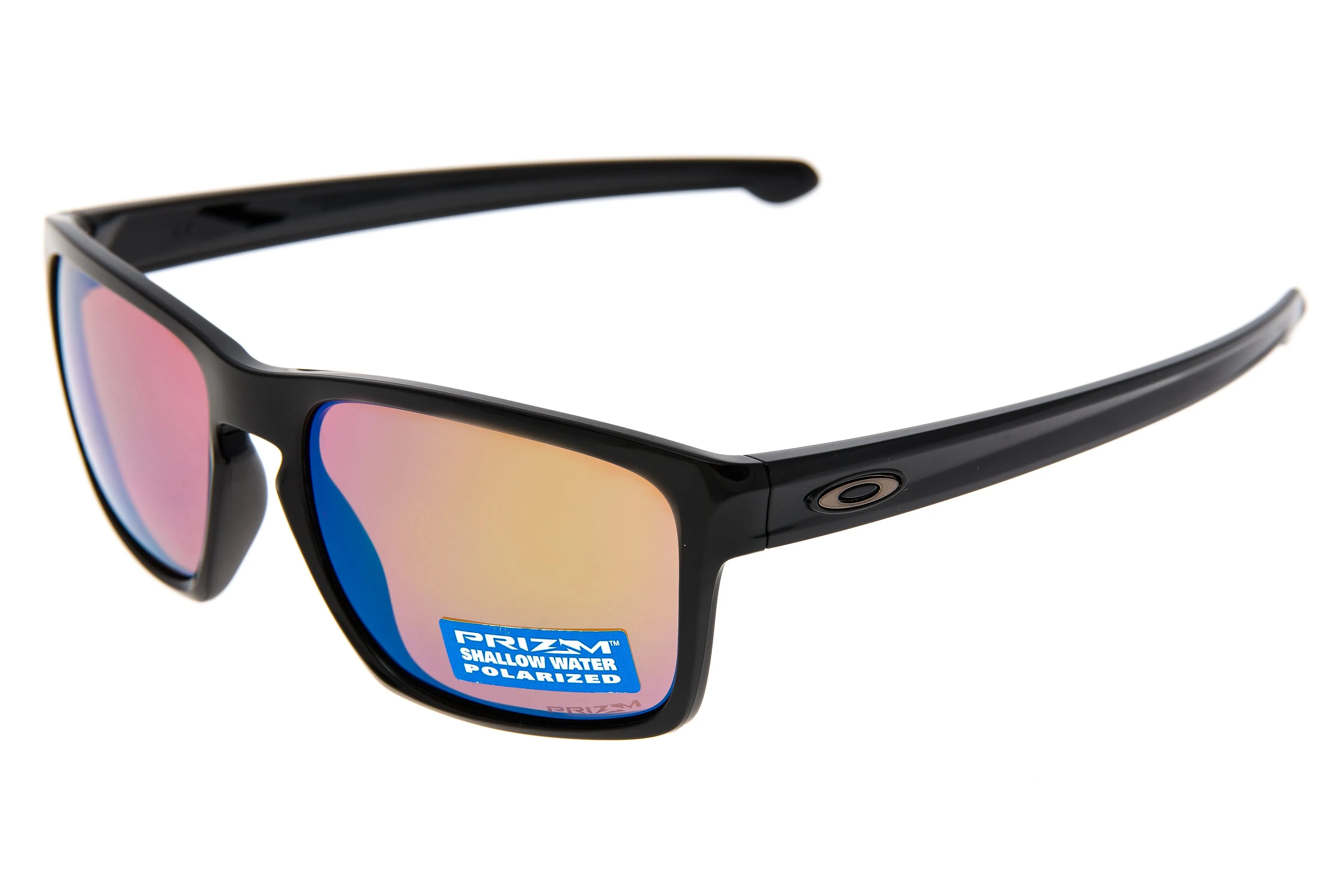 Oakley Sliver Sunglasses Polished Black Frame Prizm Shallow Water Polarized Lens