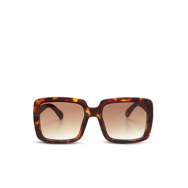 Okkia Sunglasses Square Classic Brown Gradient