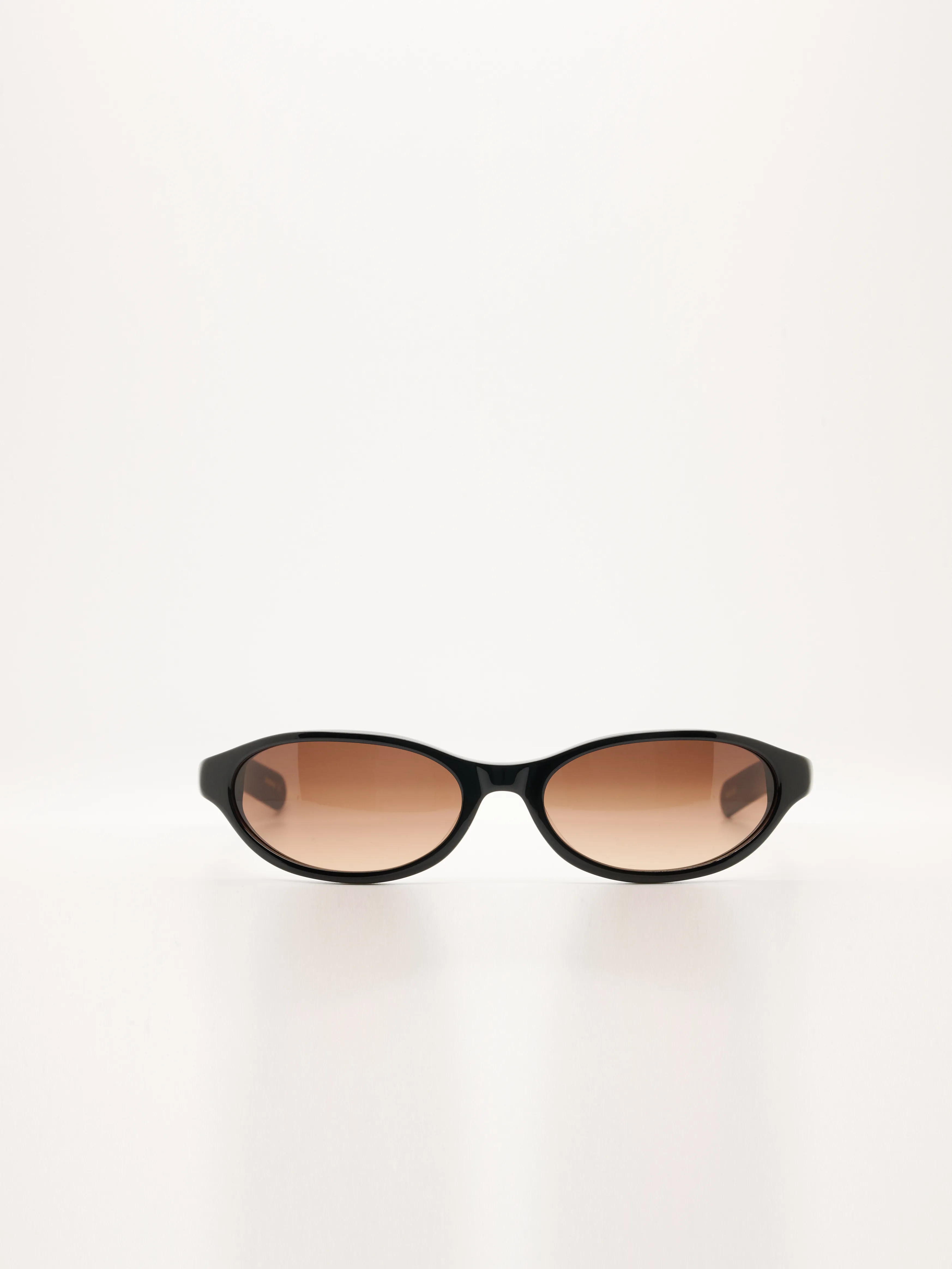 OLYMPIA SOLID BLACK / BROWN GRADIENT LENS