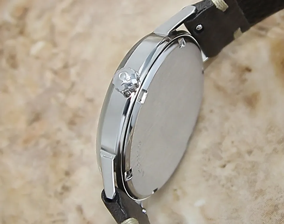 Omega Geneve Swiss Manual Calibre 601 SS Mens 1960 Watch