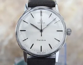Omega Geneve Swiss Manual Calibre 601 SS Mens 1960 Watch