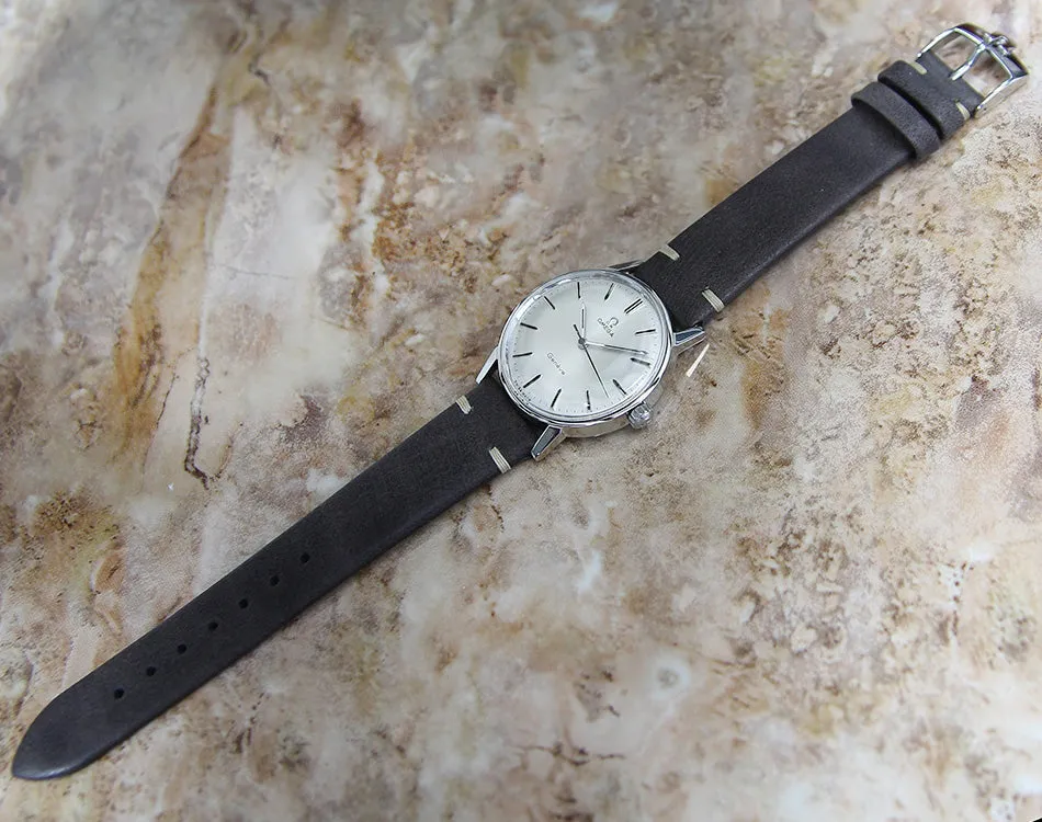 Omega Geneve Swiss Manual Calibre 601 SS Mens 1960 Watch