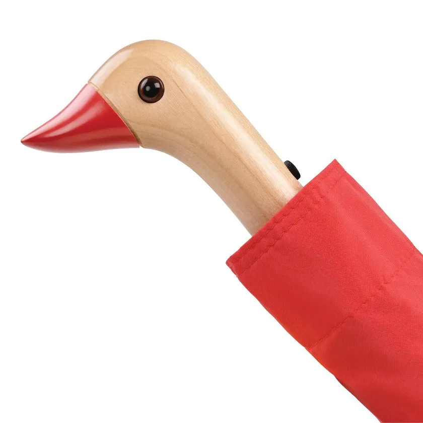 Original Duckhead Compact Duck Umbrella in Red