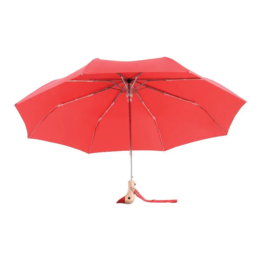 Original Duckhead Compact Duck Umbrella in Red