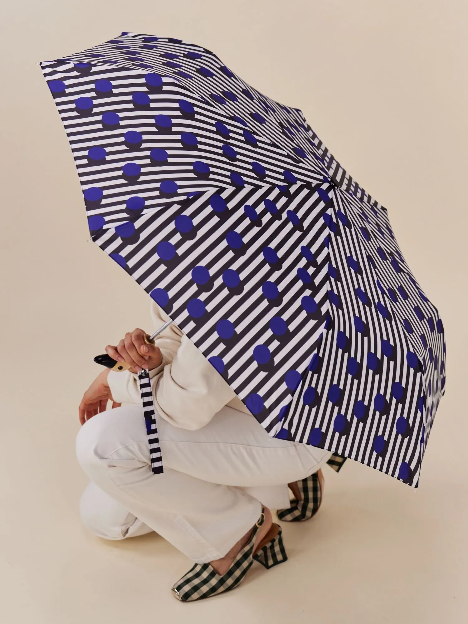 Original Duckhead Umbrella -Polkastripe