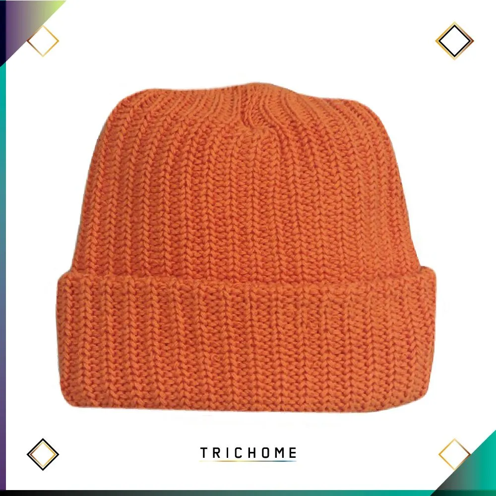 Pacific Northwest Heavy Knit Beanie / Orange