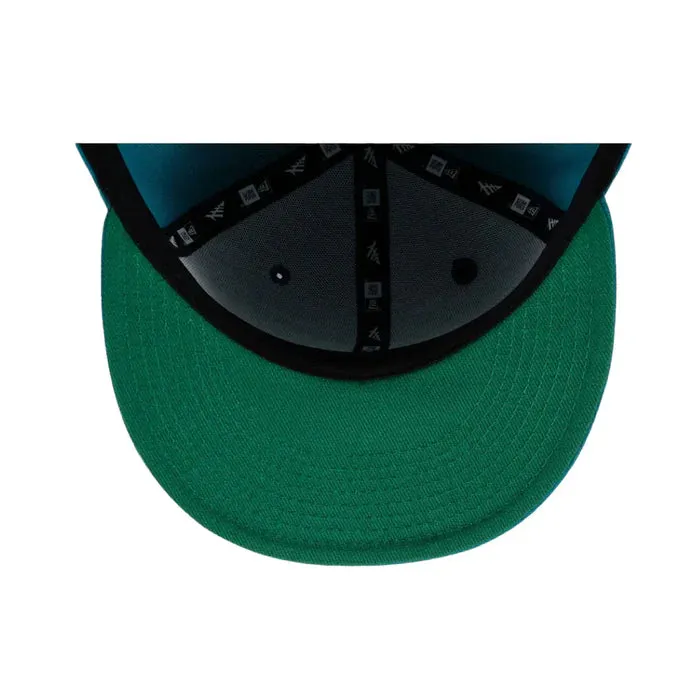 Paper Planes Crown 9 Fifty Snapback Hat - Shark Teal