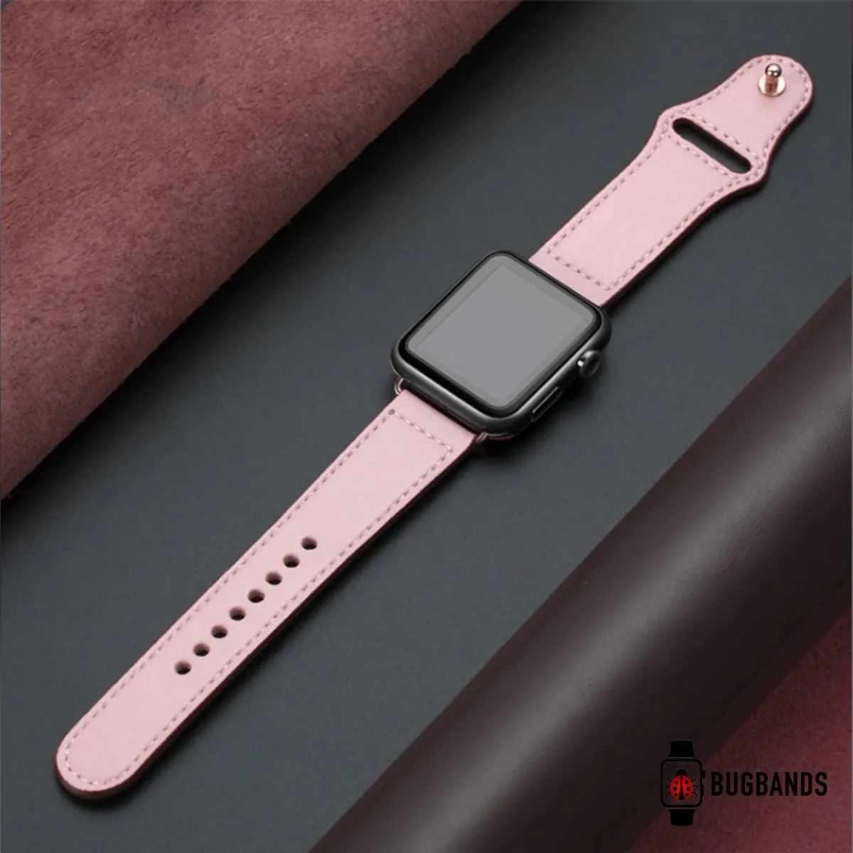 Pink Swift Leather Band