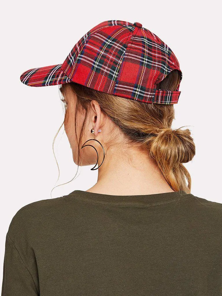 Plaid Baseball Cap